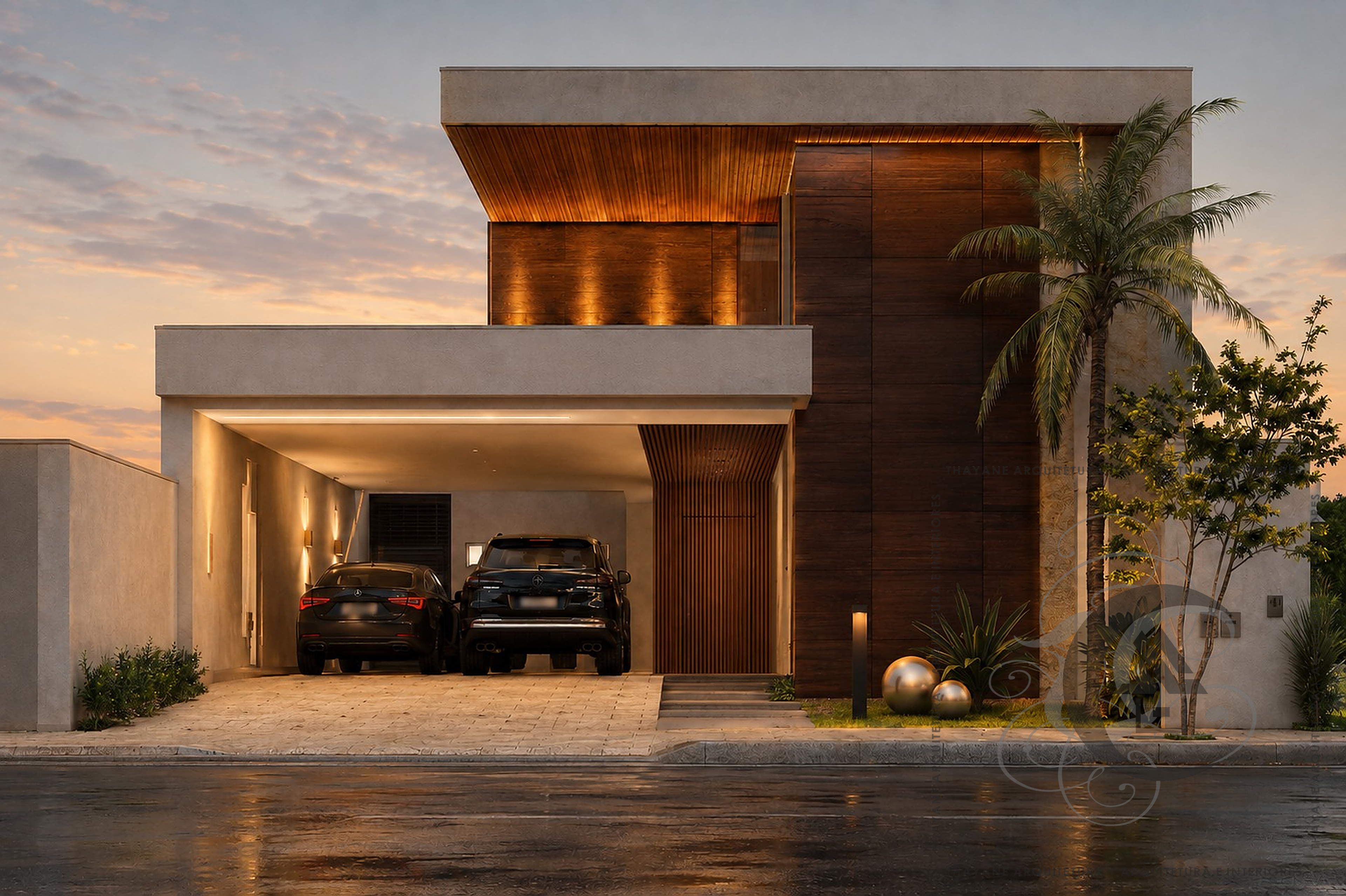 Fachada Residencial Contemporânea