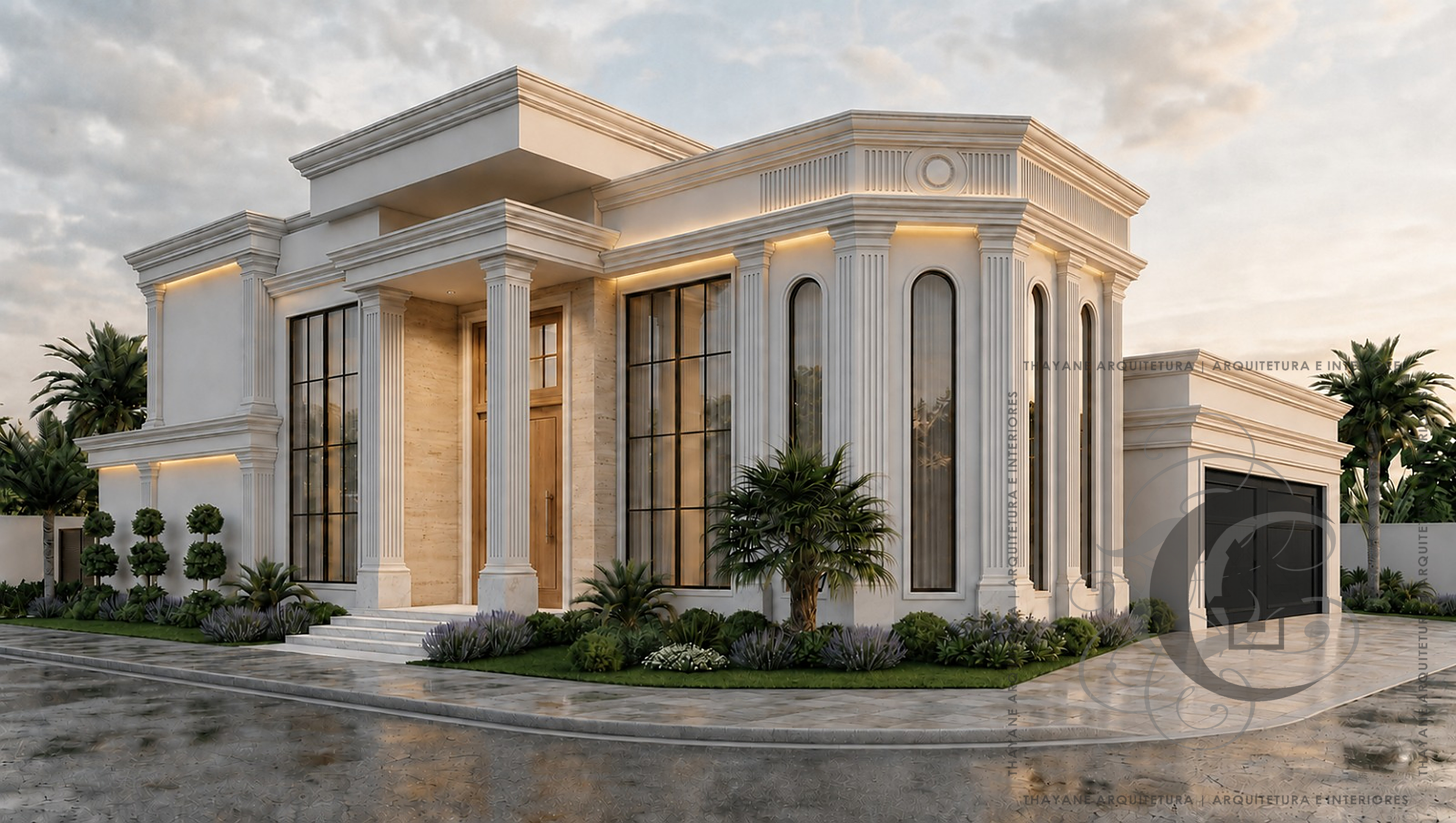 Fachada Residencial Neoclássica